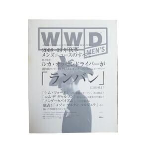 WWD MEN'S magazine all about 2008/09 AW Lanvin/martin margiela/undercove…